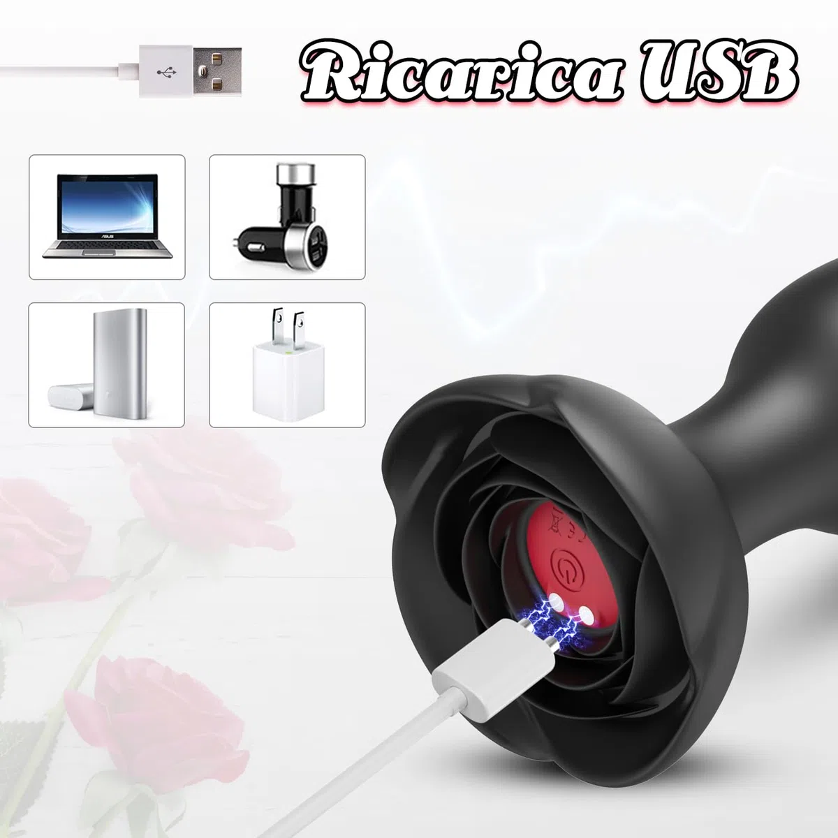 Vibratore Anale Sex Toys per Donna - Anal Plug Vibratoreper Donna Telecomando con 10 Modalità Potenti Vibratoreper Uomo Plug Anale Sex Toysper per Uomini Vibratori Anali Massaggiatore Prostatico Uomo
