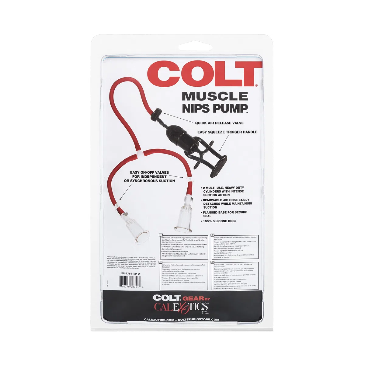 CalExotics COLT - Pompa Succhia Capezzoli Ultra Potenti Professionale