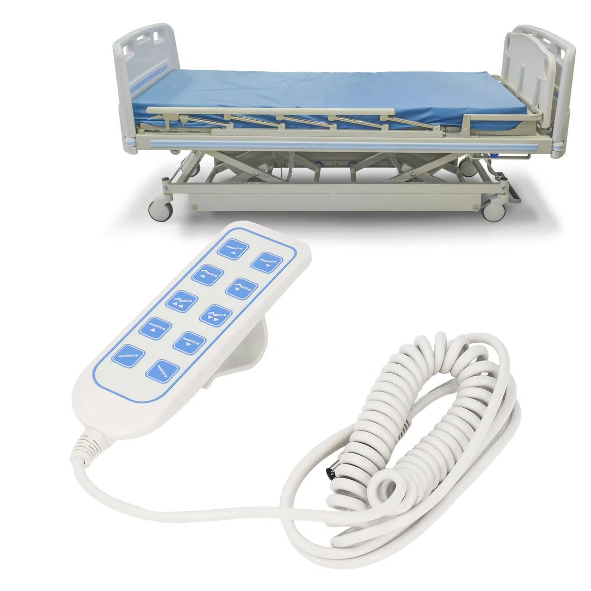 Controller manuale per sedia e telecomando per letto sollevabile con grado di protezione IP66 Controller elettrico a barra di spinta per poltrone reclinabili e letti regolabili con spina a 8 pin