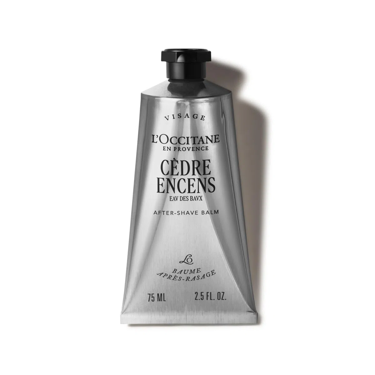 L'OCCITANE - Balsamo Dopo Barba Cèdre Encens (precedentemente Eau des Baux) - 75 ml - Idrata e riduce le irritazioni - Prodotto in Francia