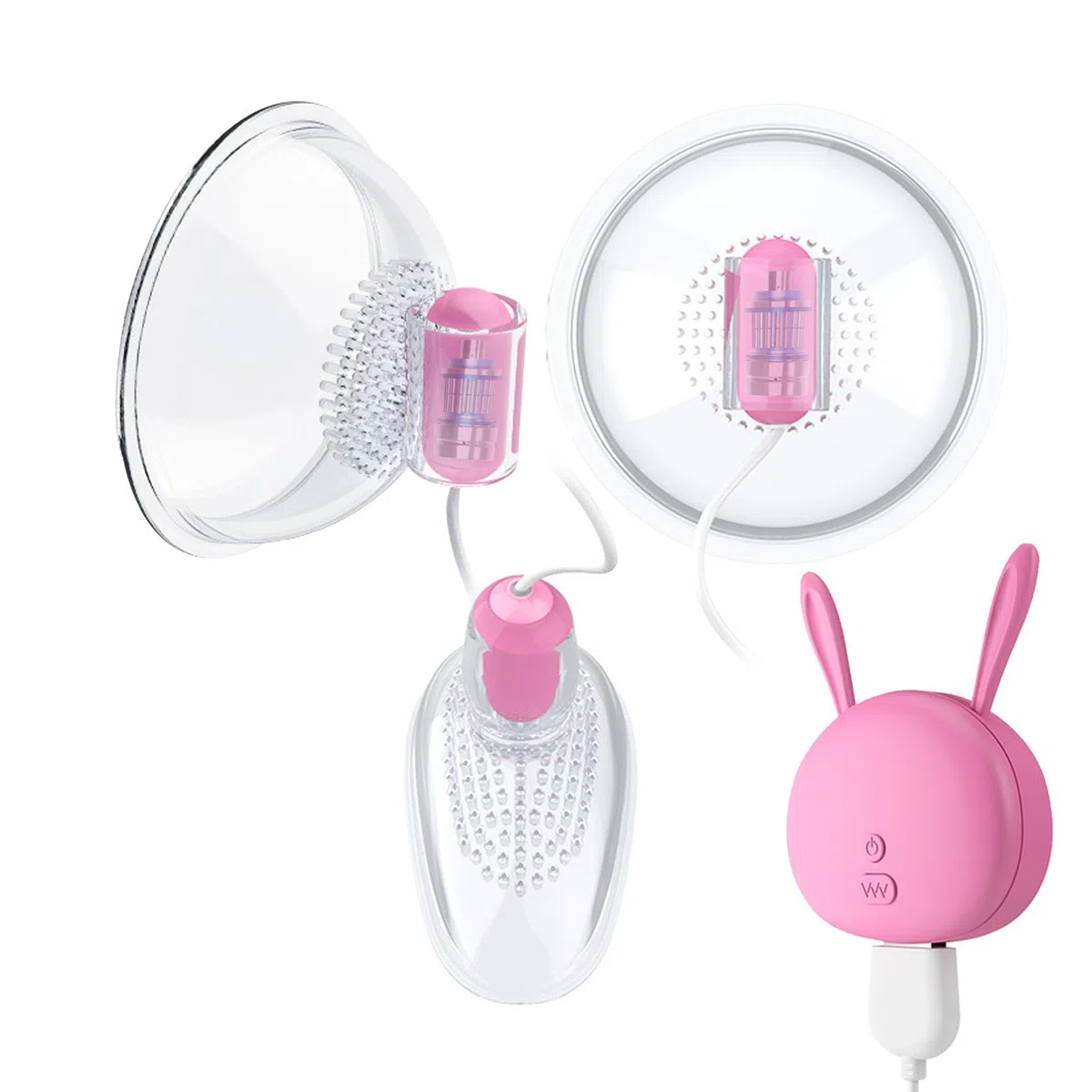 BDSMYEE Vibratore per capezzoli con succhiatore per clitoride per donne, vibratore con 10 modalità, stimolatore per capezzoli, giocattolo sessuale SM per coppie estreme, giocattolo sessuale