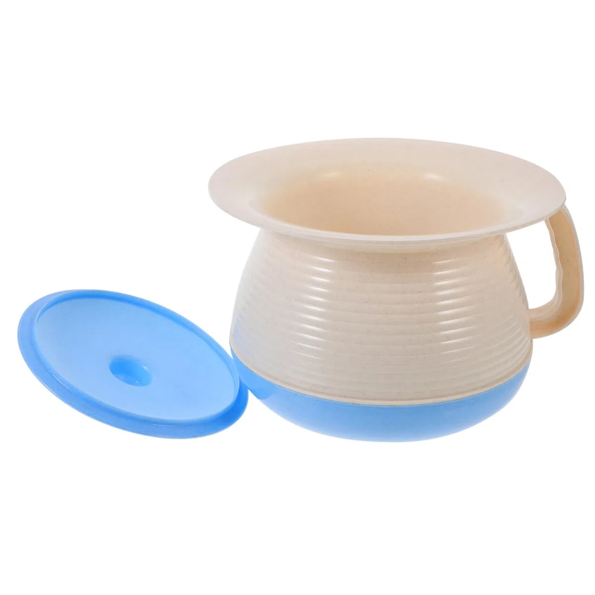 VICASKY Vaso da notte unisex portatile con coperchio, per adulti e adatto per casa e in viaggio, materiale durevole, facile da pulire, anziani