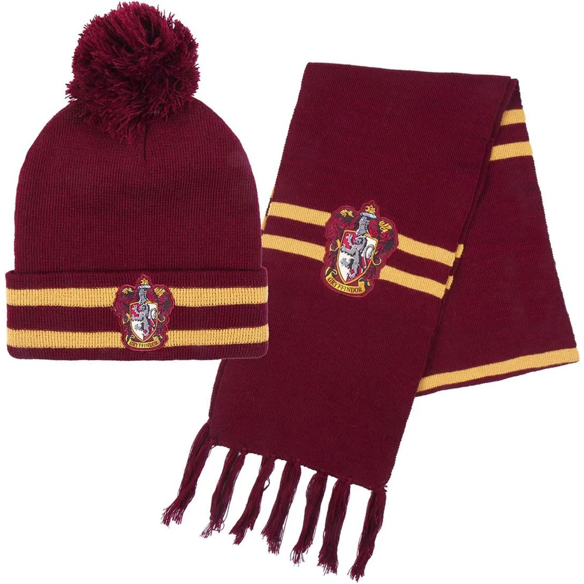 CONJUNTO 2 PIEZAS BUFANDA HARRY POTTER GRYFFINDOR RED