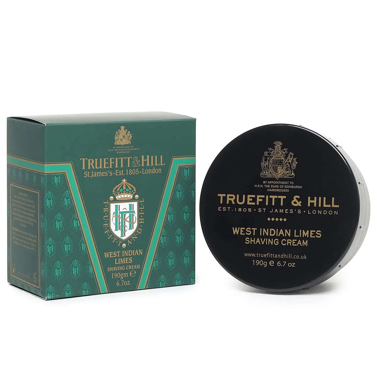 Truefitt & Hill 190 g West Indian Limes Shave Cream Bowl