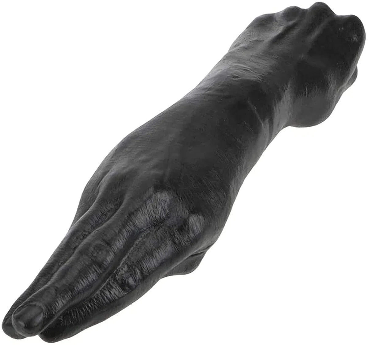 Dildo anale a doppia testa, vibratore a mano, dildo lungo 36 cm, plug anale a mano grande, giocattoli sessuali SM for donne e uomini lesbici(Fleisch)
