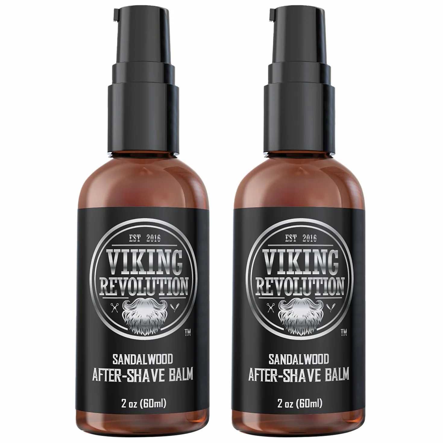 Luxury After-Shave Balm for Men - Premium After-Shave Lotion - Soothes and Moisturizes Face After Shaving - Eliminates Razor Burn for A Silky Smooth Finish - Sandalwood Scent (2 Pack)