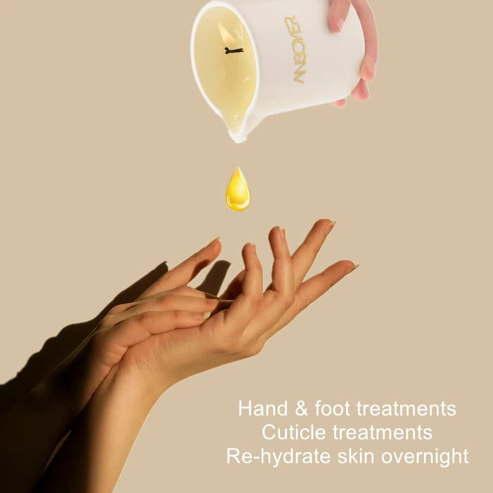Candele Da Massaggio - Idratanti e nutrienti per la SPA di casa - 230 g (Marshmallow Rosa)
