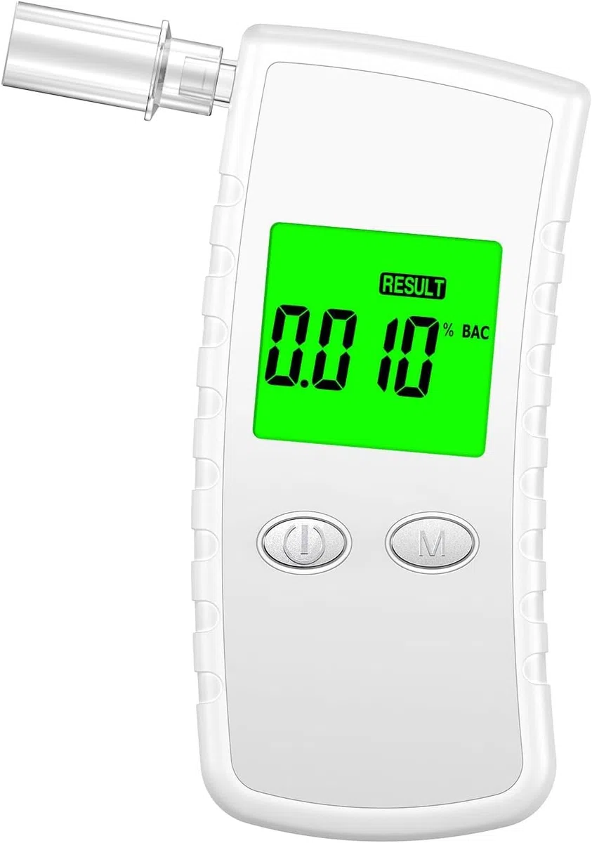 2026 Etilometro Portatile Certificato, Alcol Test con Display Digitale LCD, Etilometro Portatile per Uso Domestico, Etilometro Professionale con 10 Alkoholmessgerät