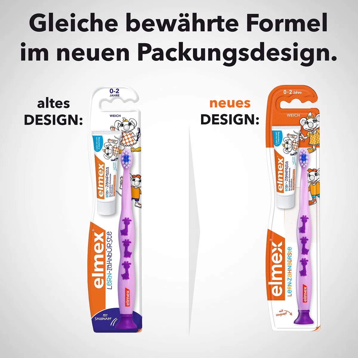 Elmex Spazzolini da denti per bambini [confezione da 6] assortiti
