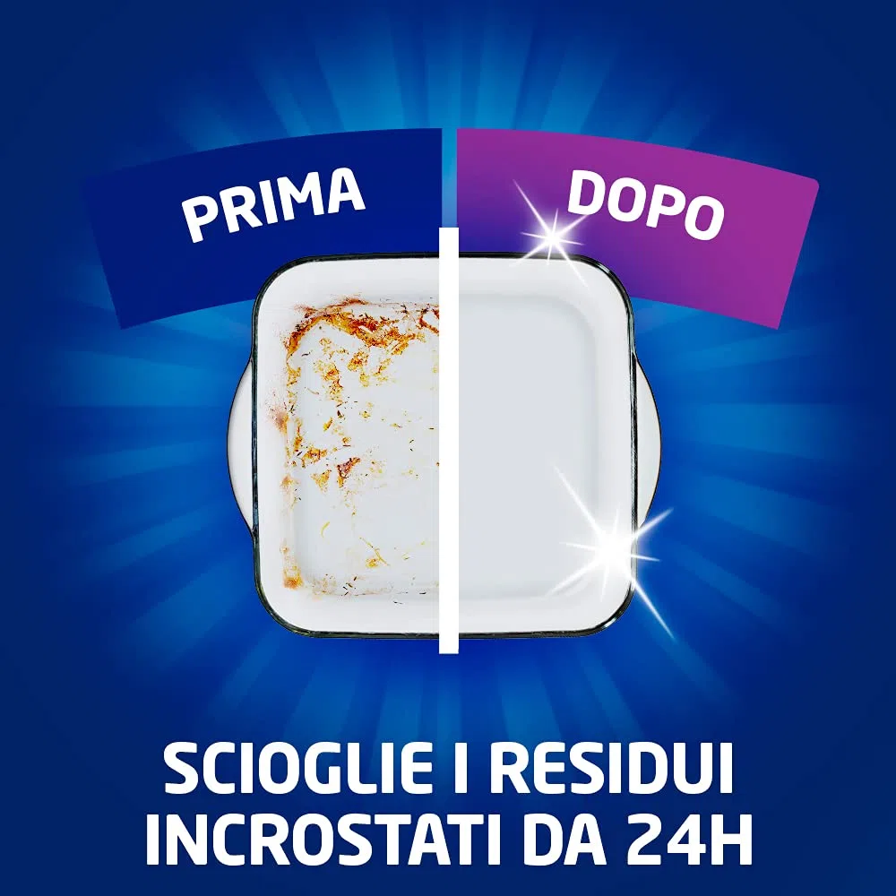 Finish Powergel Detersivo Lavastoviglie Fresh, Gel Lavastoviglie, 210 Lavaggi, 7 confezioni da 30 Lavaggi di Liquido Lavastoviglie