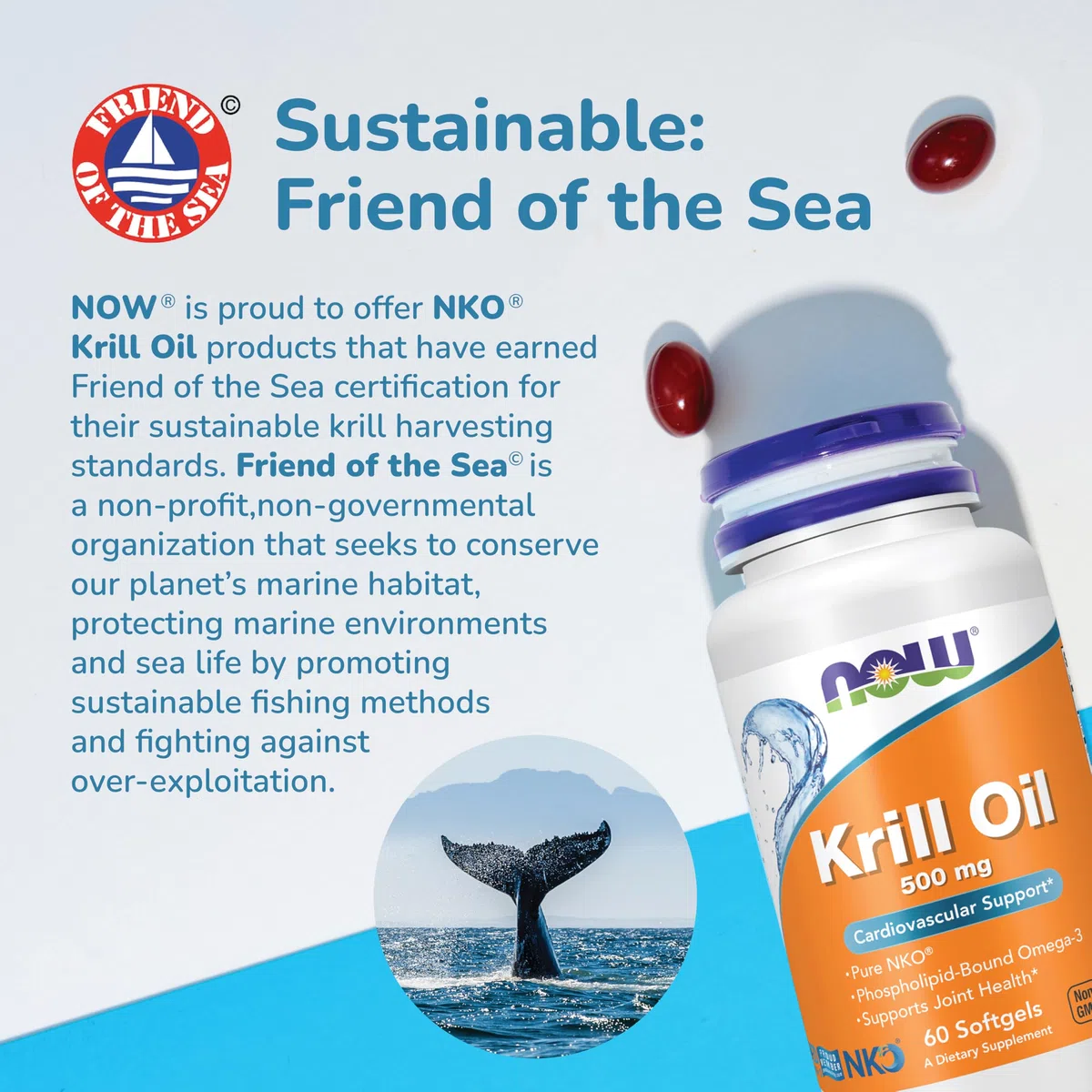 Krill Oil, 500mg - 60 softgels