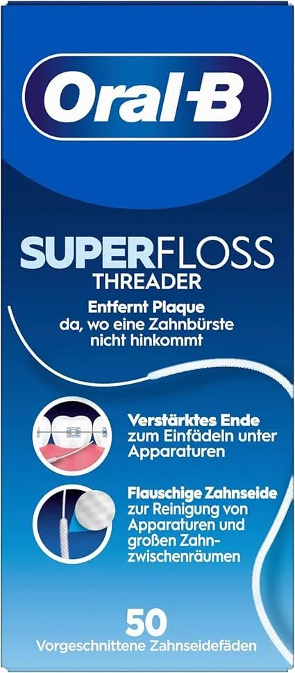 Oral B Oral-B - Filo interdentale super filo interdentale, 50 Ea, confezione da 18