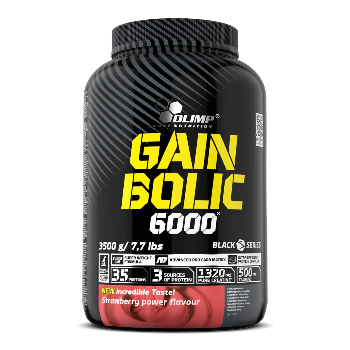 Olimp Sport Nutrition Gain Bolic 6000 (3500 g) Strawberry (Fragola) Protein