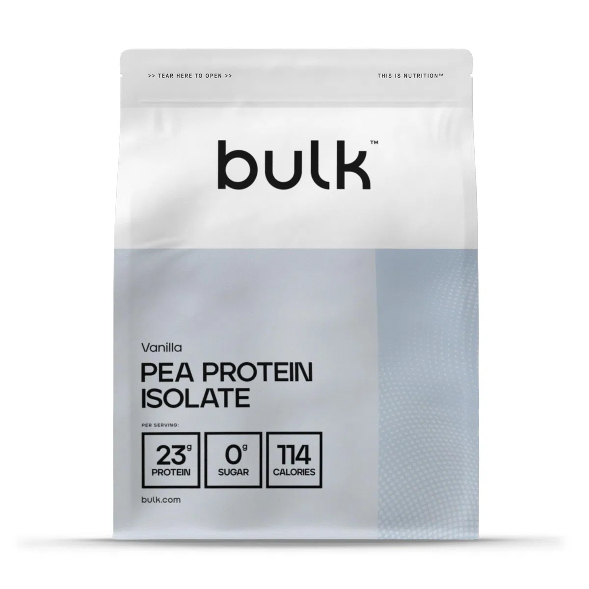 Bulk Pea Protein Isolate Powder, Vegan Protein Shake, Vanilla, 500g