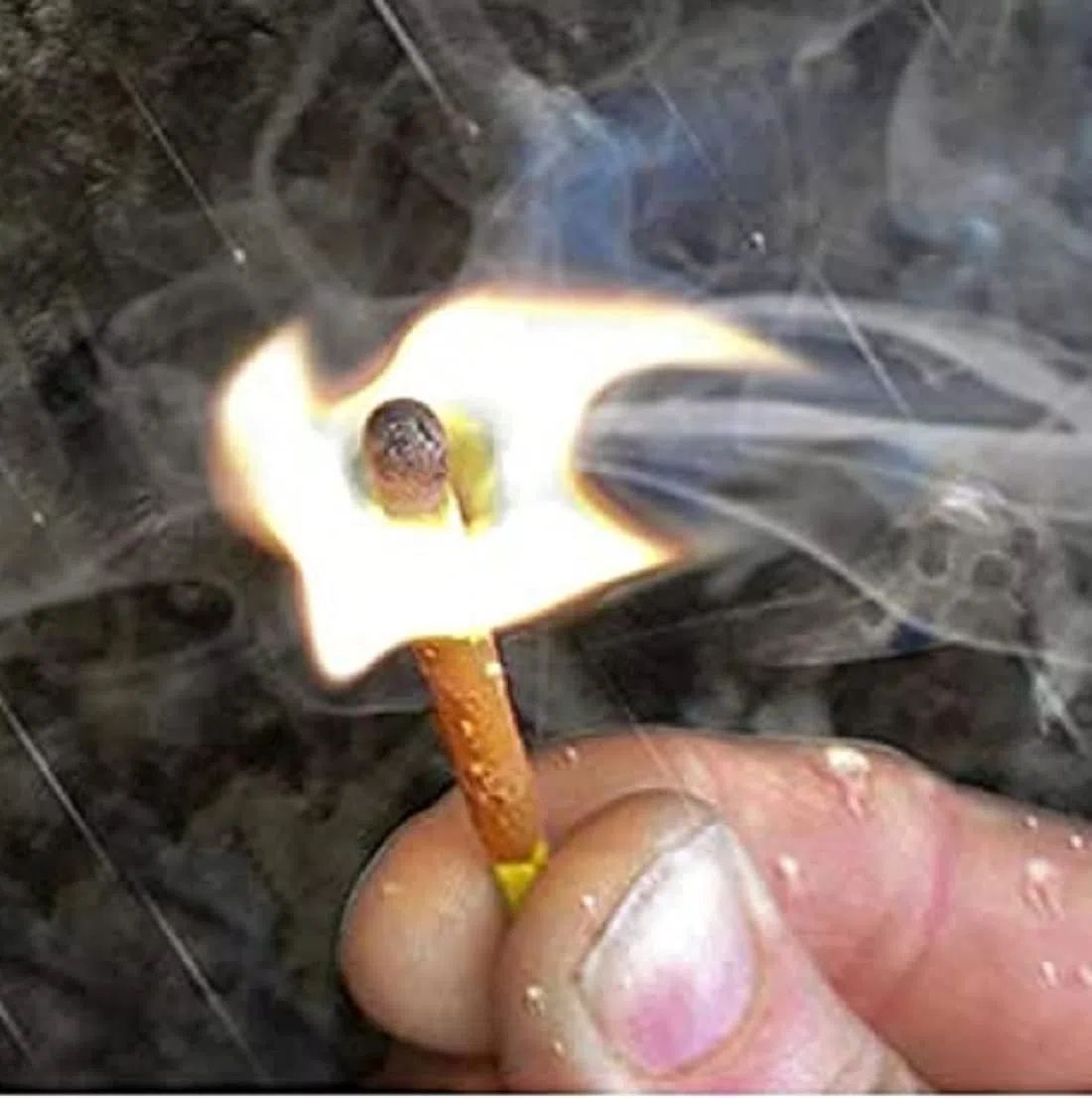 fiammiferi impermeabili, portatili, antivento, impermeabili, con grande testa in contenitore impermeabile, dispositivo di sopravvivenza portatile per esterni in campeggio
