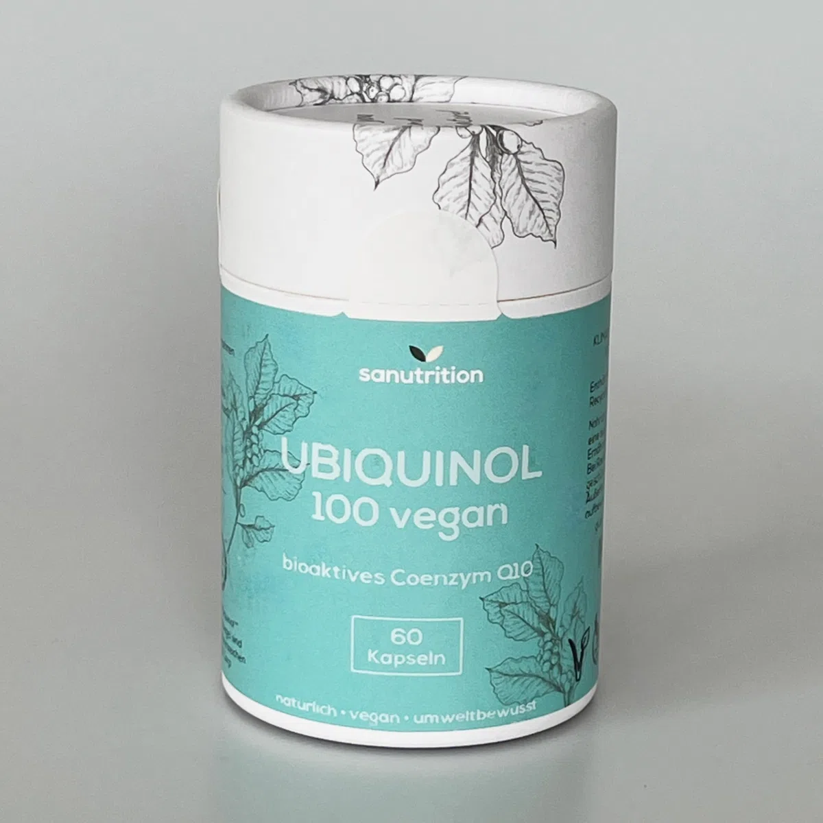Kaneka Ubiquinol 100 mg | 60 capsule | Coenzima bioattivo Q10 | Vegano | In confezione di carta (1 pezzo (confezione da 60), 100 mg)