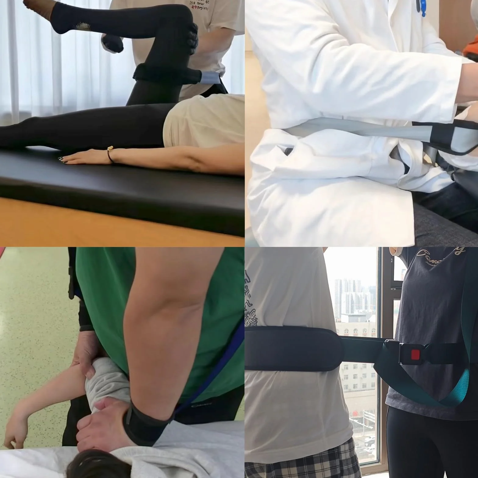 Cintura di mobilizzazione per Fisioterapia da 3 m, Cintura di mobilizzazione, Cintura di trazione, per Fisioterapia, Riabilitazione, Stretching, trazione Manuale(A)