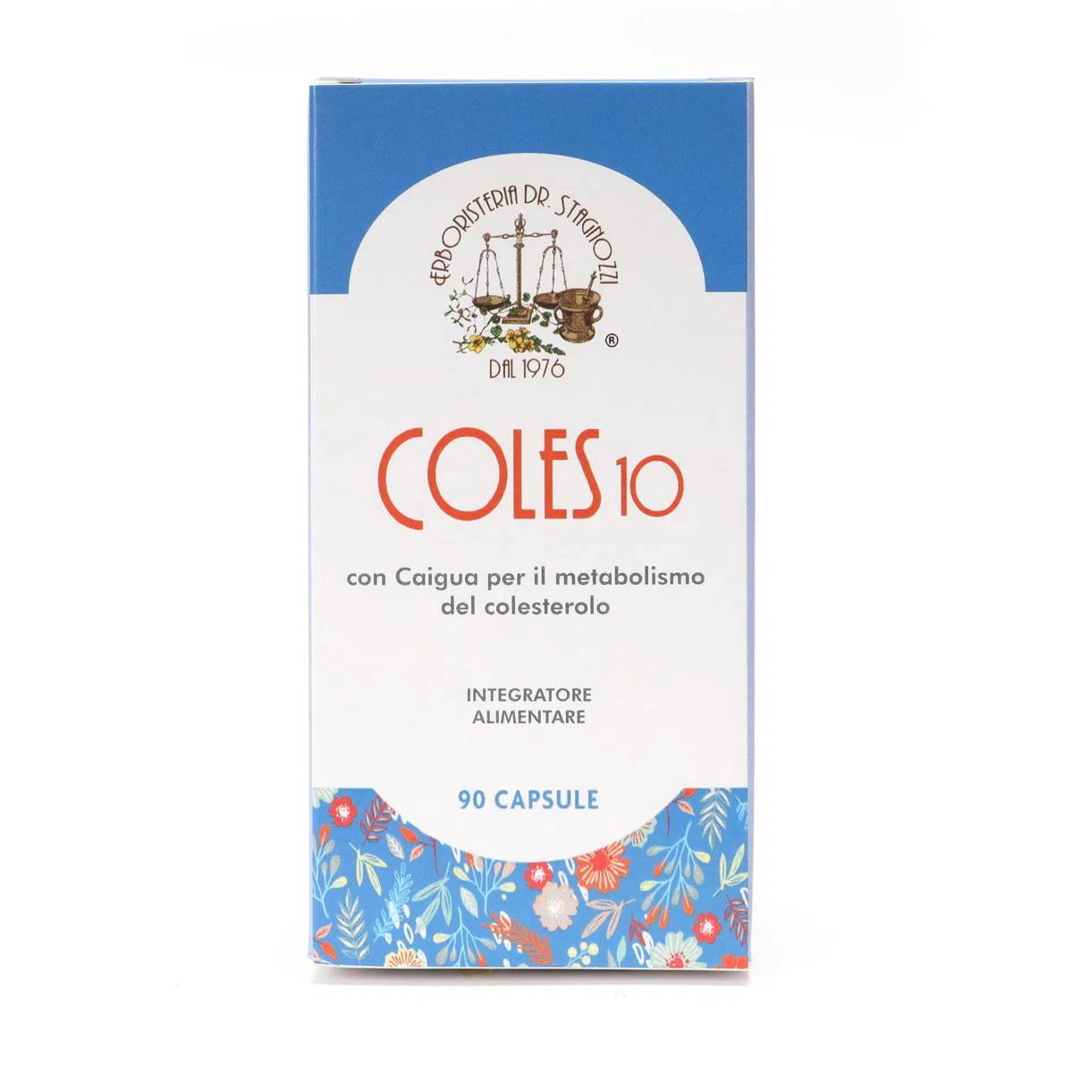 Colesterolo - Coles 10 Complete | 90 capsule | Riso Rosso Fermentato Coenzima Q10 - Cardo mariano - L-Carnitina - Caigua