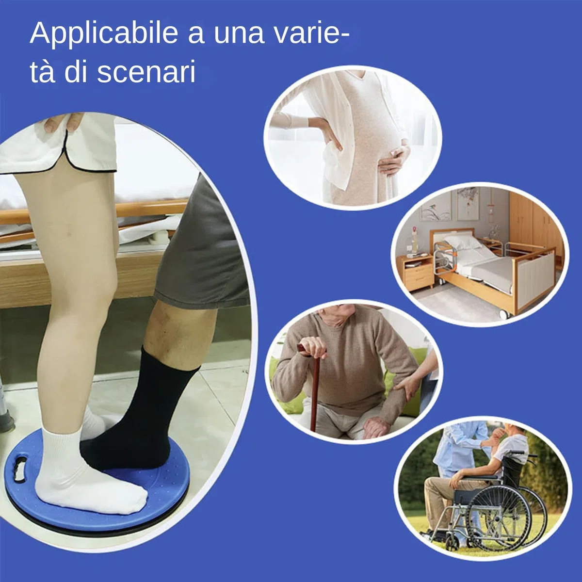 Tavole Di Trasferimento - Disco Girevole A 360 Gradi Antiscivolo Trasferimento - Ausilio Alla Mobilità Per Disabili E Anziani Per Trasferimenti In Sedia A Rotelle, Letto E Sedia