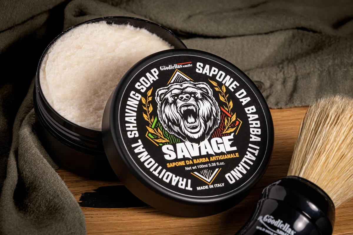 Set Sapone da Barba e Aftershave The Goodfella's Smile (Set Sapone da Barba e Aftershave Savage)