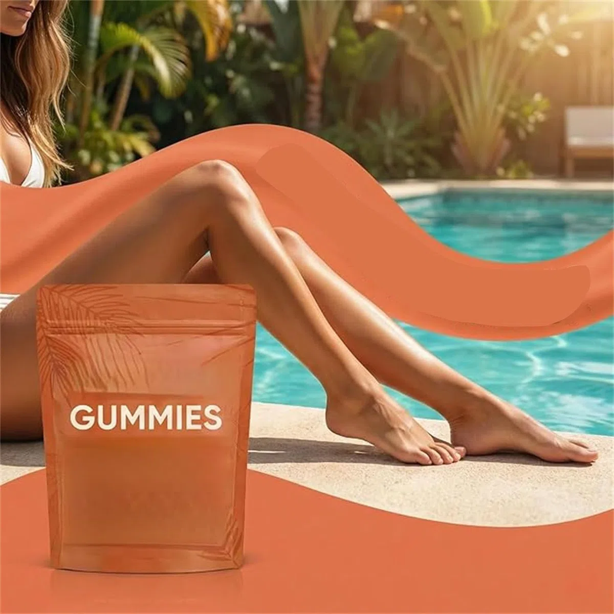 2026 Nuove Gomme Abbronzanti, Gomme Abbronzanti Abbronzatura Veloce Senza Sole, Astaxantina, Miscela di Betacarotene e Licopene con Vitamine C ed E, Migliorano il Tono Naturale della Pelle (2 pezzi)