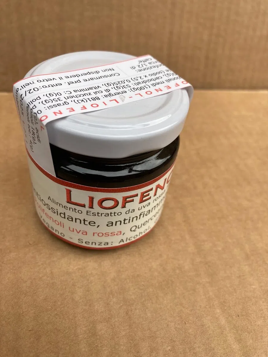 Liofenol 70 ml - Antiossidante ed antinfiammatorio naturale - polifenoli, resveratrolo, quercetina - Estratto liofilizzato da uva rossa biologica fermentata