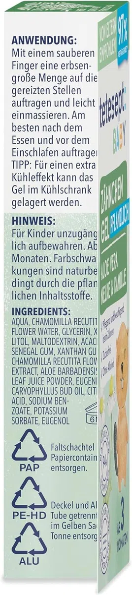 tetesept Baby Zähnchen Gel vegetale 10 ml