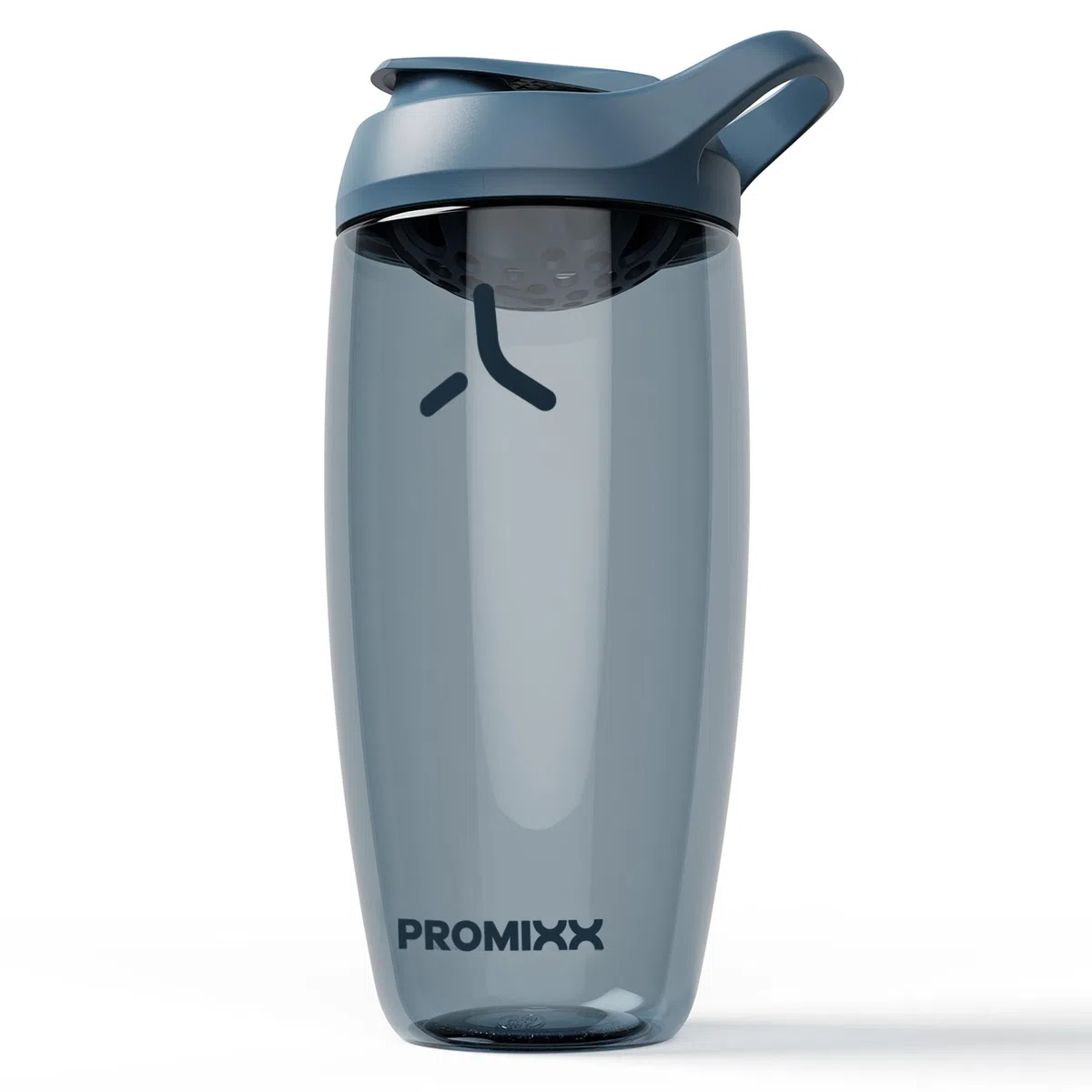Promixx PURSUIT Bottiglia shaker per proteine New Edition - Bottiglie per miscele di proteine e integratori - Bicchiere shaker per proteine facile da pulire e resistente, 700ml, Blu Notte