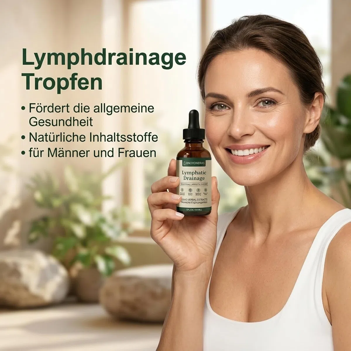 Drenaggio Linfatico Gocce, Gocce di Benessere peril Drenante Linfatico, Favorisce la Salute Generale, Formula Erboristica Naturale, Gocce di Drenante Linfatico per Donne E Uomini, 60 ml (2)