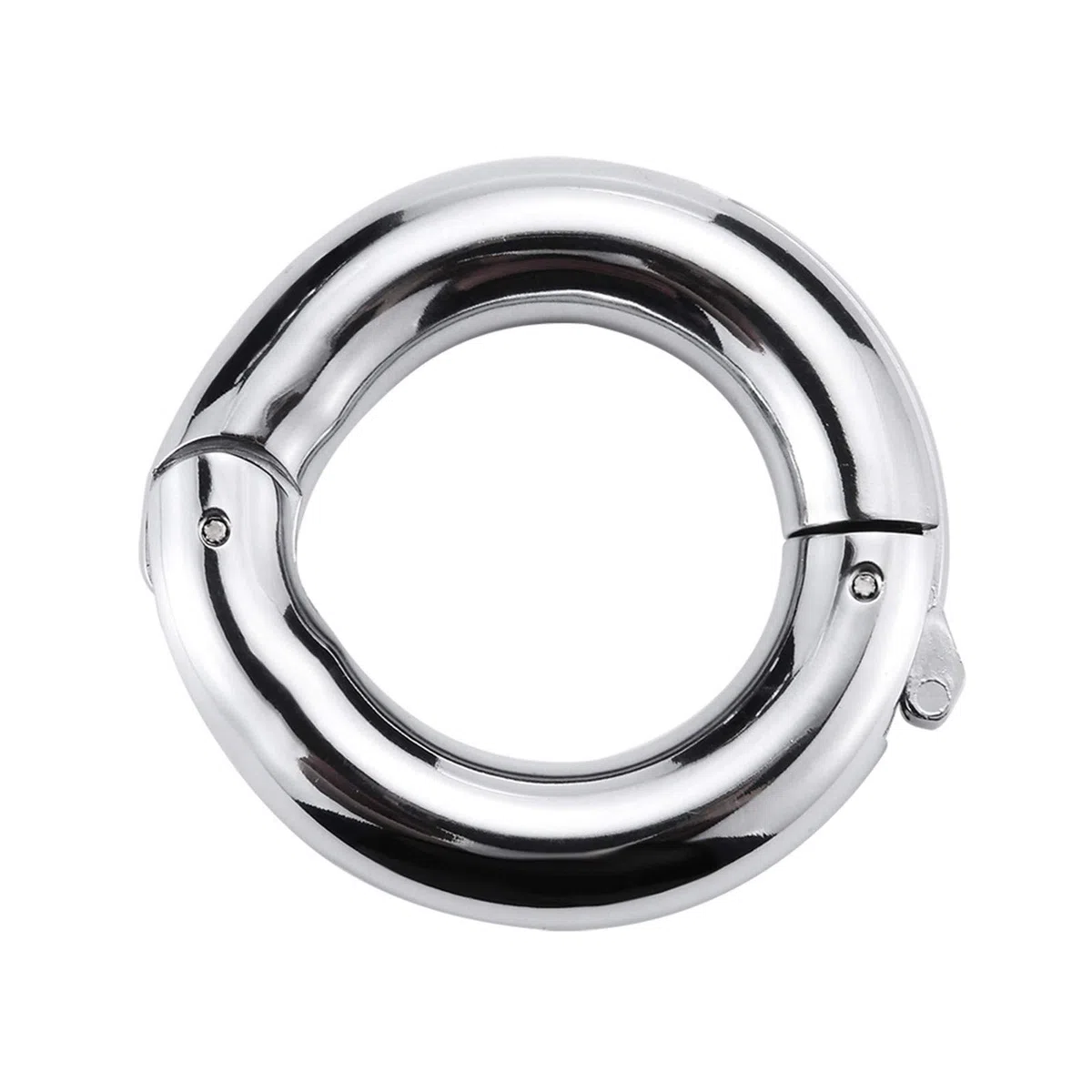 SeLgurFos Anelli del testicolo per gli uomini, diametro regolabile dell'anello del pene 30-40mm, materiale in lega di zinco Anello di ritardo del peso Anello maschile Giocattoli del sesso (small)