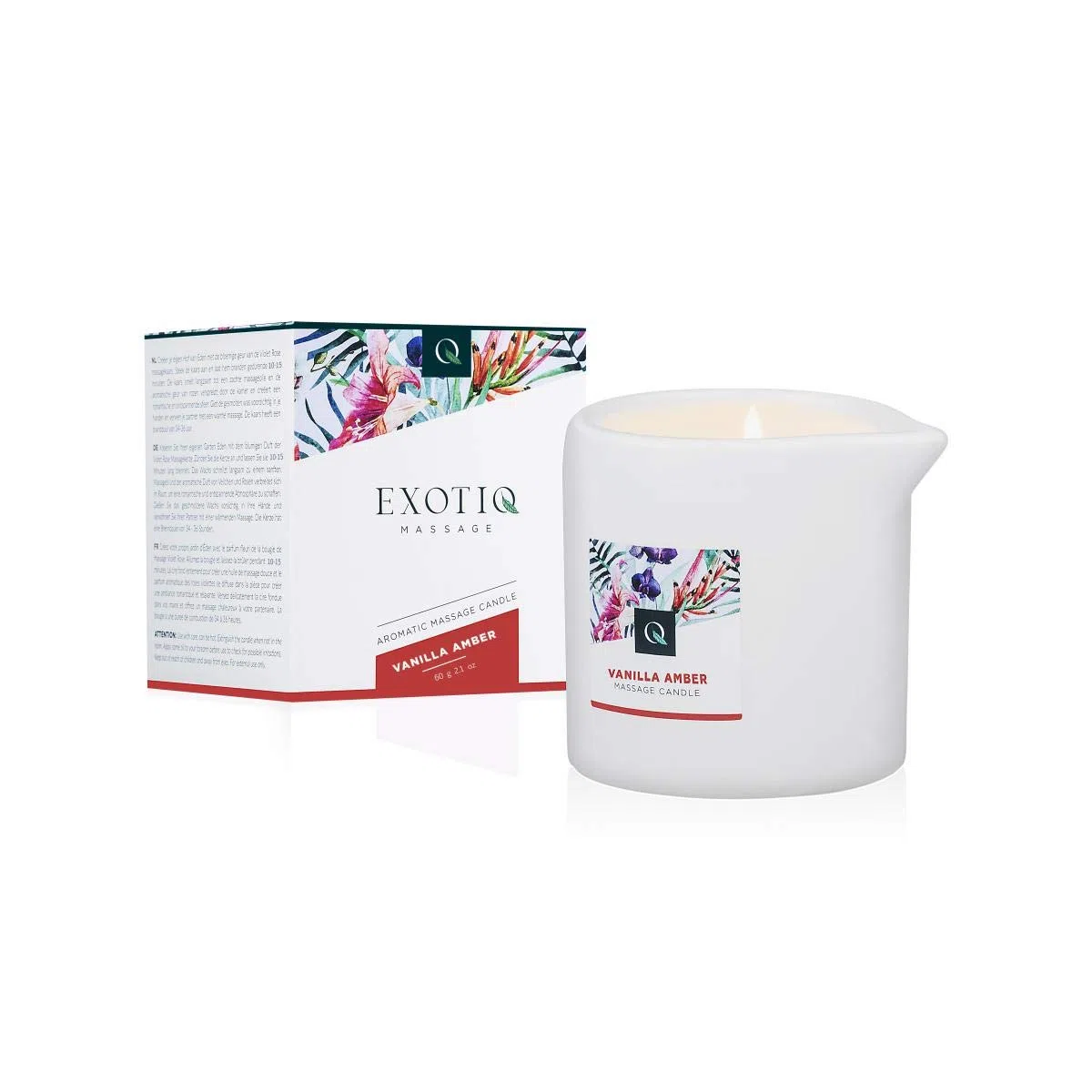 Exotiq Massaggi Exotiq Vela Vaniglia Ambra - 60G - 160 Gr, (EX-MC-04-60)
