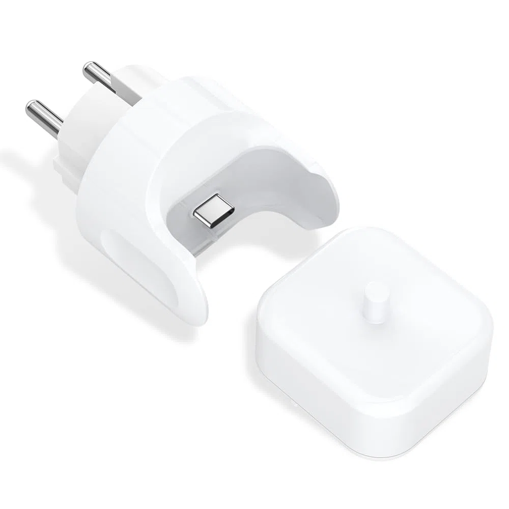 Stazione di ricarica 2 in 1, compatibile con spazzolino elettrico Philips Sonicare, caricatore da parete senza fili per 3100 4100 4500 5300 5500 6100 7100 USB C Charger Station