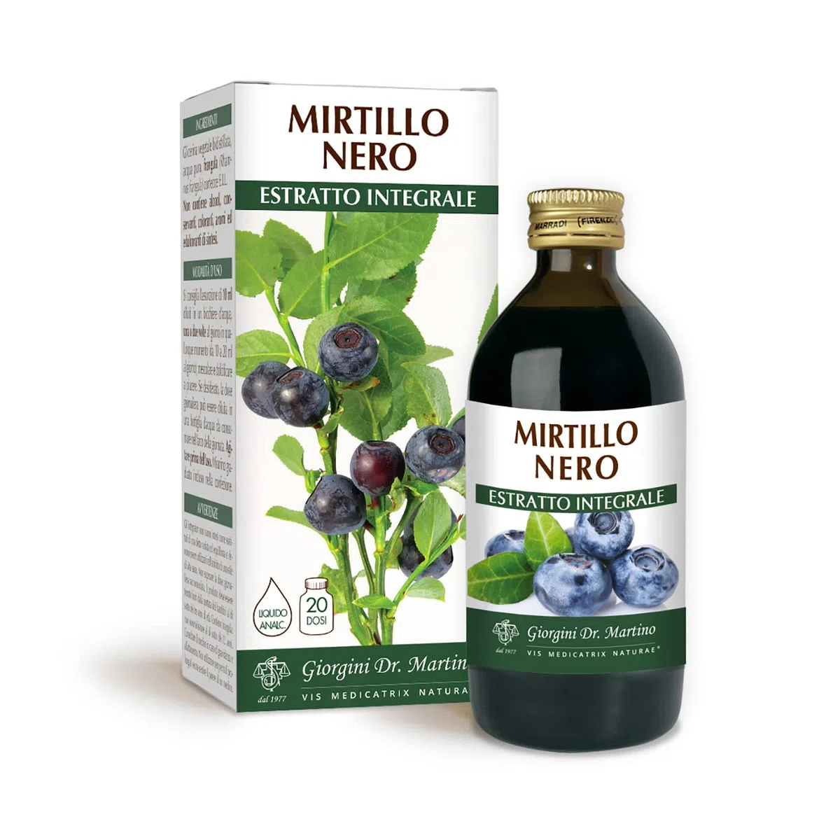 Mirtillo Nero Estr Integr200Ml