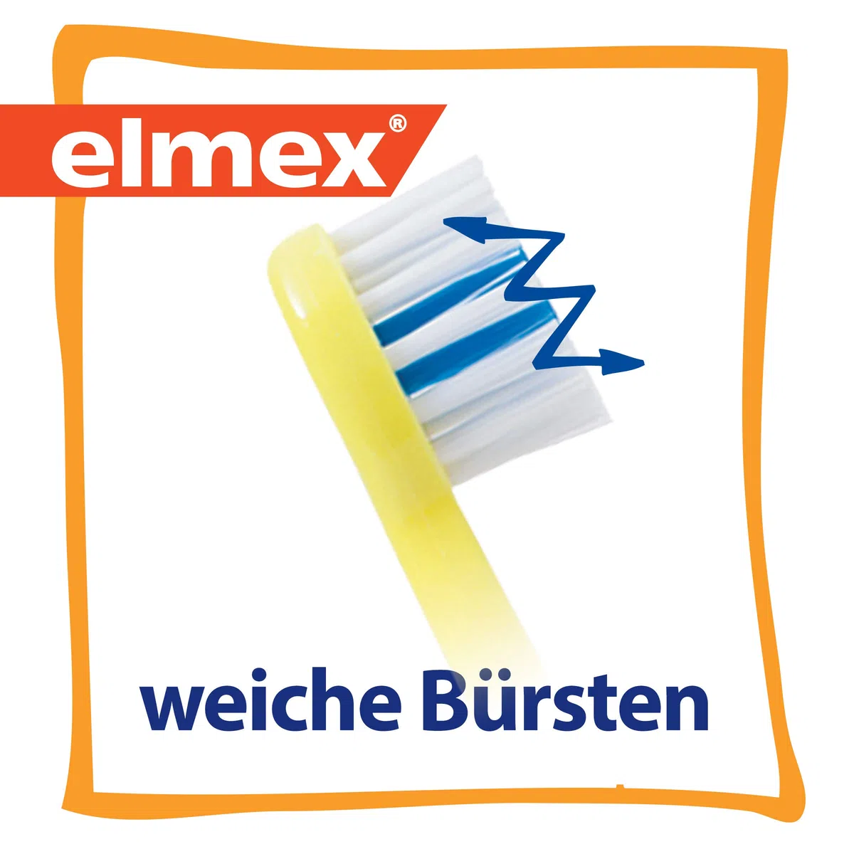 Elmex Spazzolini da denti per bambini [confezione da 6] assortiti