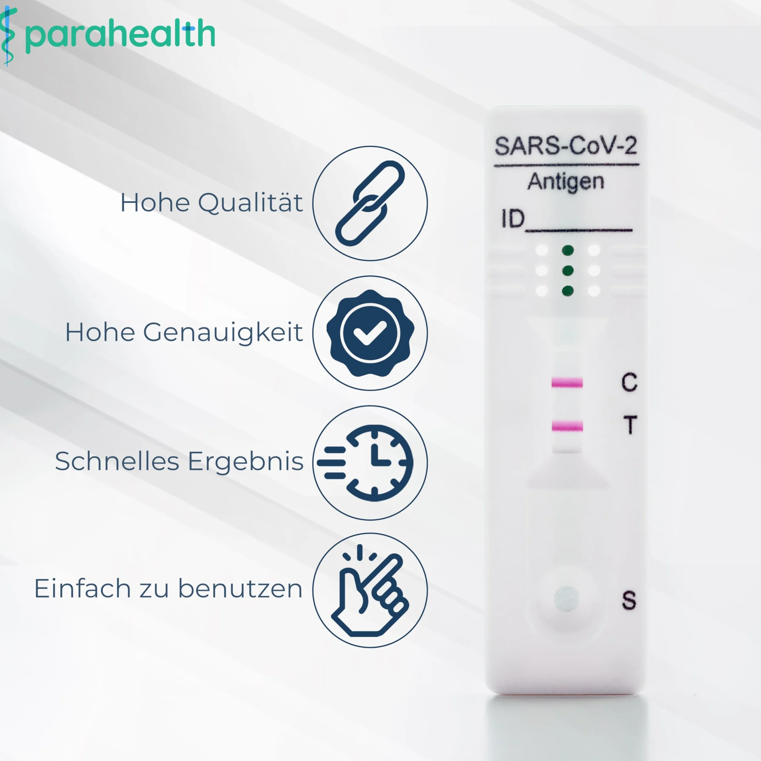diagnostics - 40 tamponi rapidi per COVID-19, Test Antigenico Nasale, Validato per Nuove Varianti 2024, Sensibilità Alta