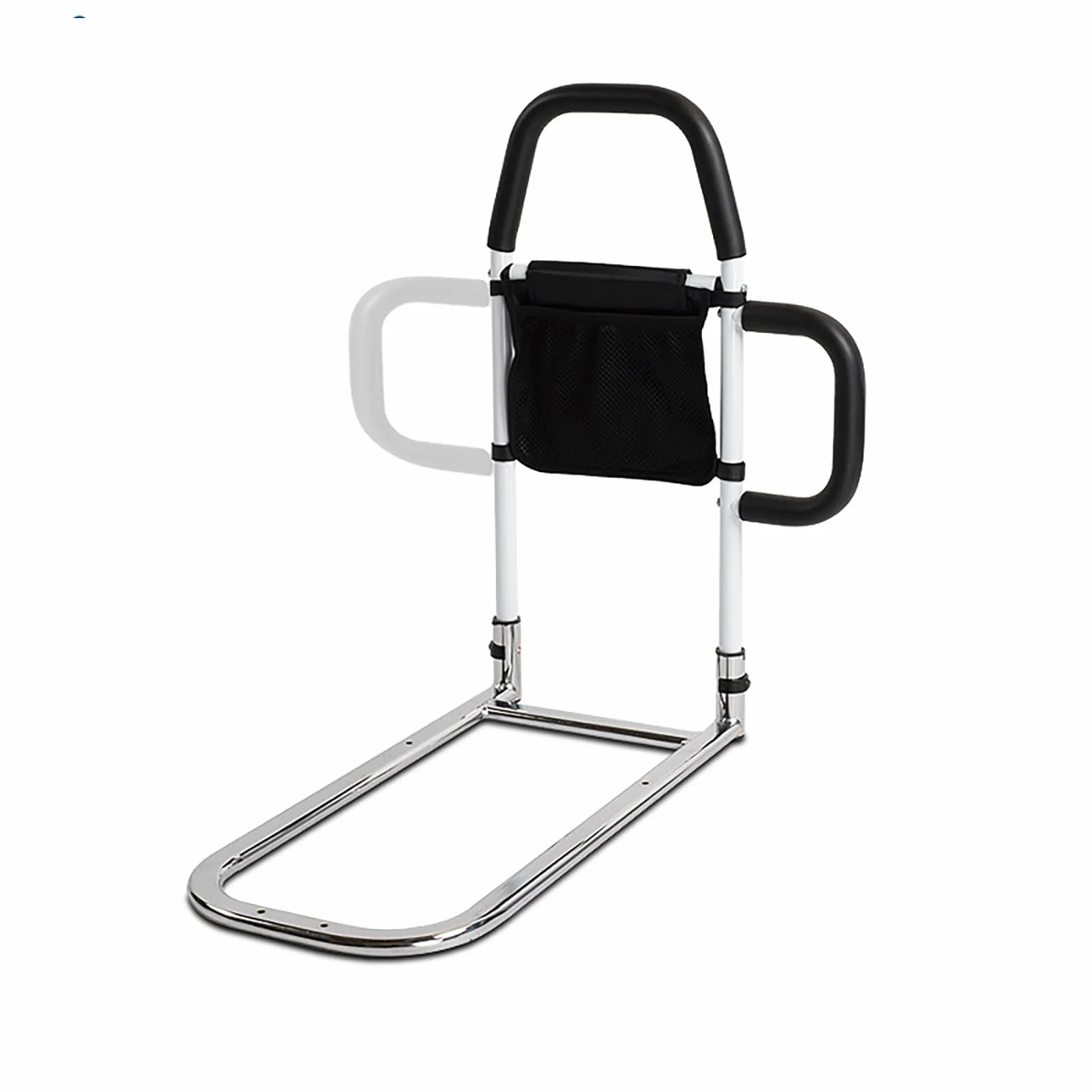 NEWFUN Sponda Letto Anziani, Sbarre Per Letto Anziani, Sponde Per Letto Anziani, Sbarra Letto Anziani, Con Corrimano Rimovibile e Rinforzato e Borsa di Stoccaggio, Sicura e Stabile