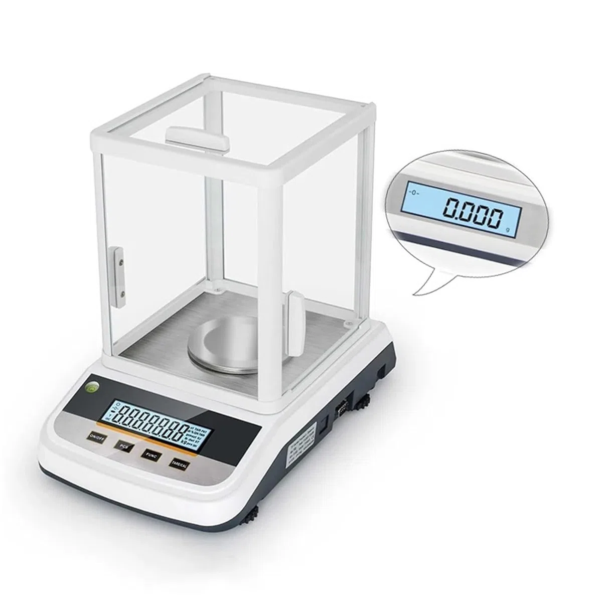 Bilancia Digitale, Bilancia analitica di precisione, Bilancia di precisione a Doppio Schermo, Bilancia Digitale per Gioielli, Bilancia per Pesi 200G/300G/500G 0.001G, Tf5003S (500G 1Mg)