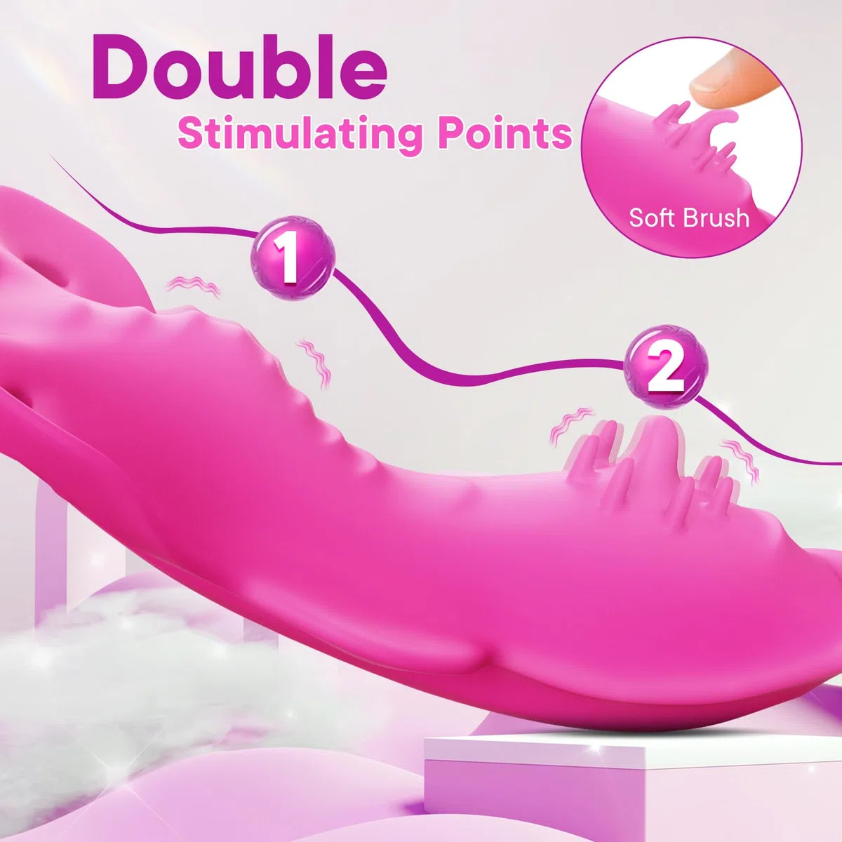 Tonga Panty indossabile Vibratore Adulto Sex Toys per donne, APP & Remote Control Clitoris Stimulator Noveltà Giocattoli per adulti con 9 modalità di vibrazione, Mini Discrete Butterfly Vibrator per