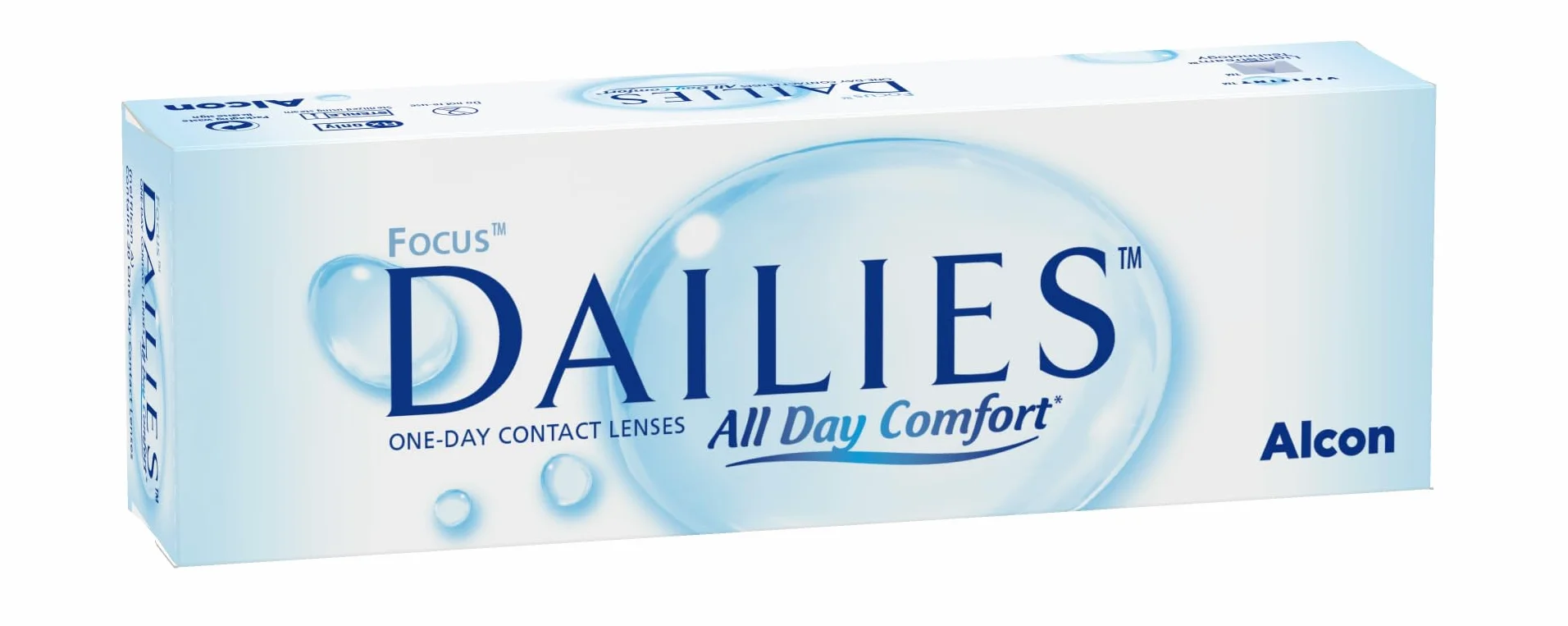 Alcon Dailies All Day Comfort Lenti A Contatto Giornaliere, 30 Lenti, BC 8.6 mm, DIA 13.8 mm, -2.25 Diopt