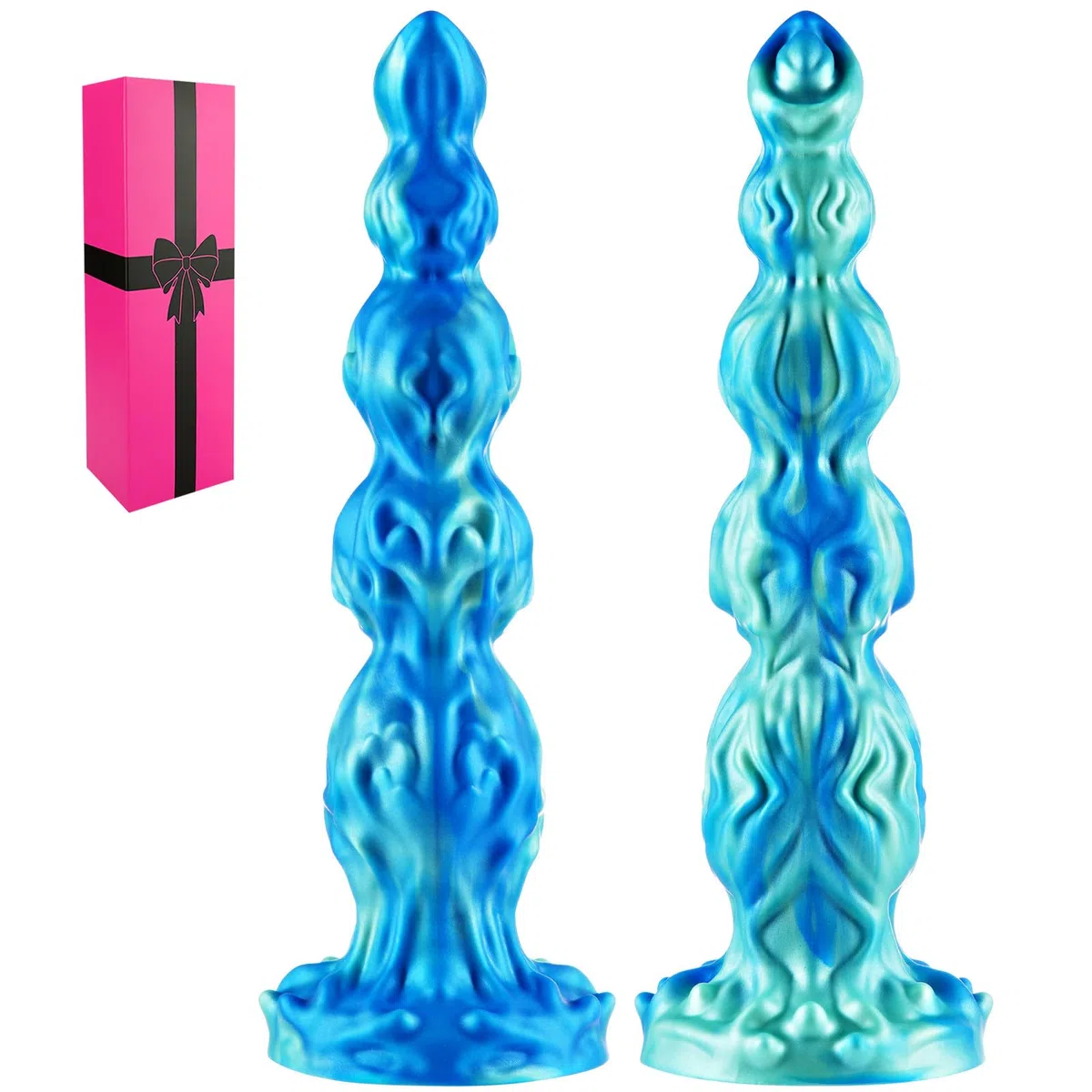 33 cm gigante mostro nodo cavallo dildo, fantasy realistico mostro mostro con 4 nodi alla pecorina, grande drago dildo, silicone spesso ventosa anale, gigante nodo nodo per anale grasso punto G,unisex