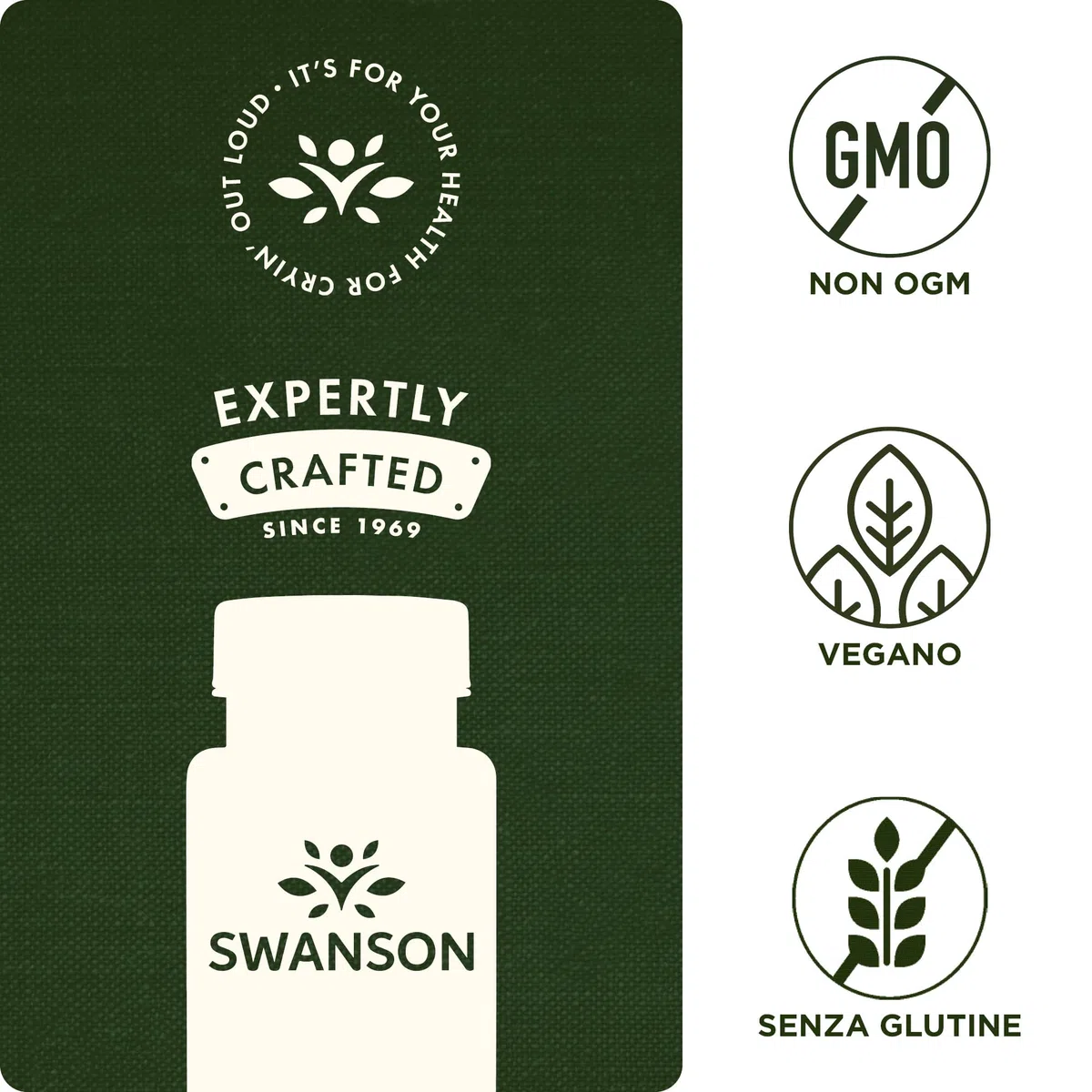 Swanson, Vitamine D3 & K2, Depot, 1 Capsula ogni 2 Giorni, 60 Capsule vegane, Altamente Dosato, Testato in Laboratorio, Senza Soia, Vegetariane, Senza Glutine, Non OGM