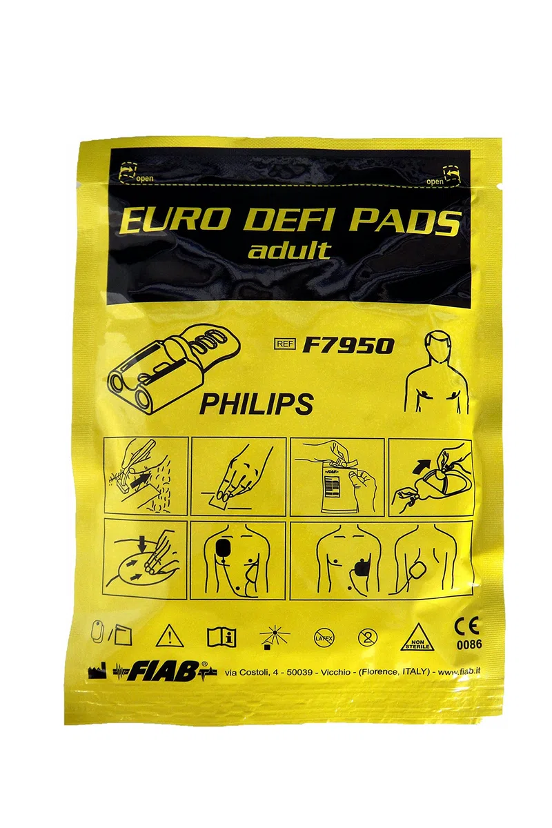 Fiab F7950 Coppia di Piastre Monouso per Defibrillatore