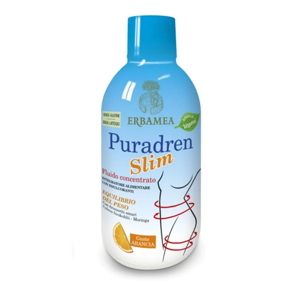 Erbamea | Puradren Slim Fluido Concentrato 500 ml Gusto Arancia