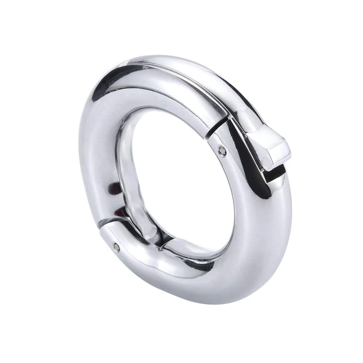 SeLgurFos Anelli del testicolo per gli uomini, diametro regolabile dell'anello del pene 30-40mm, materiale in lega di zinco Anello di ritardo del peso Anello maschile Giocattoli del sesso (small)