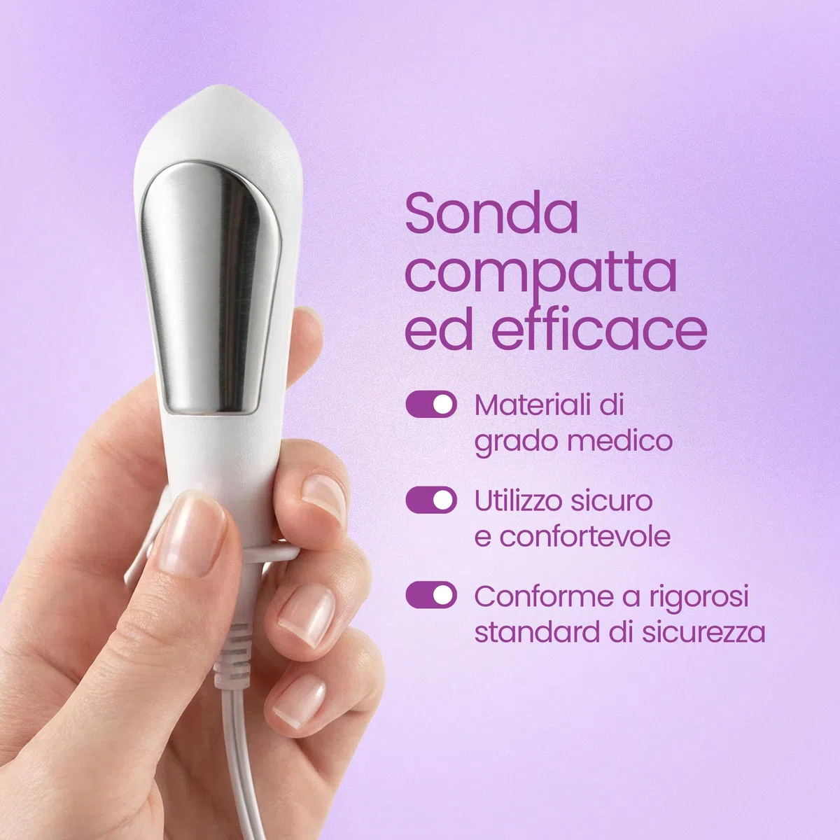 TensCare Kegel Toner - Stimolatore muscolare per la riabilitazione e il rafforzamento del pavimento pelvico, con teconologia EMS, previene l’incontinenza urinaria