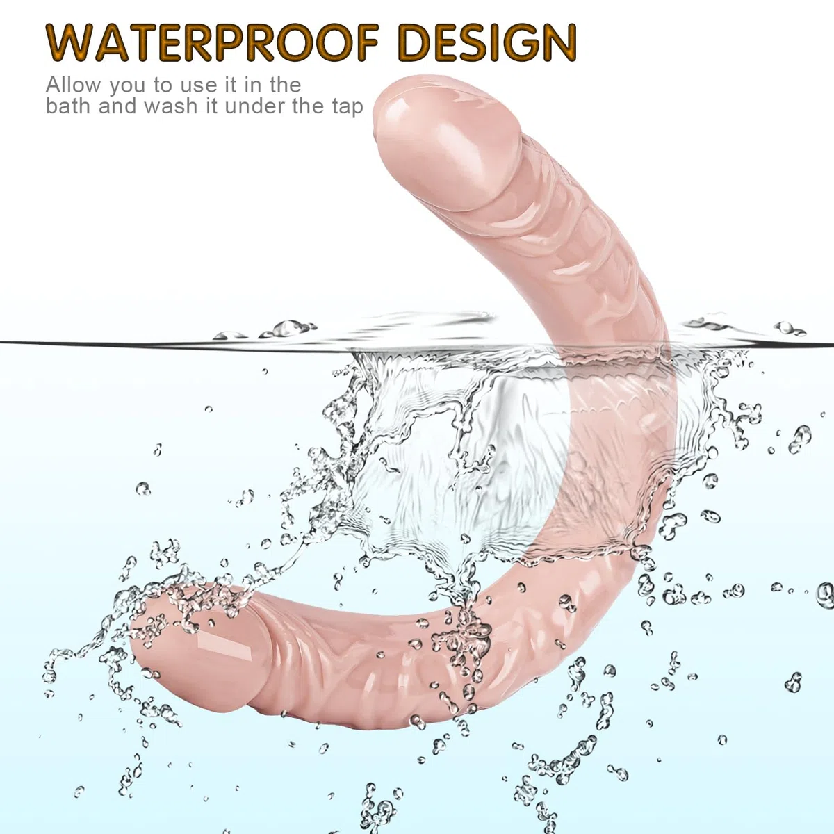 Dildo Nero Realistico Enorme Doppio Per Doppio Lato Lesbico Anale G-Spot Stimolatore Giocattolo Del Sesso Per Le Donne Uomini Coppie Dildo Lunghezza 44 CM Diametro 4 CM