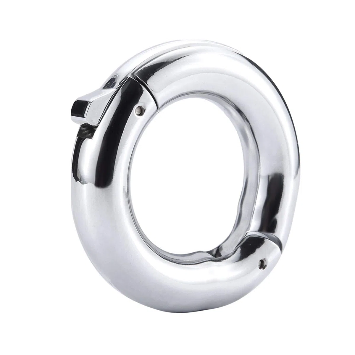 SeLgurFos Anelli del testicolo per gli uomini, diametro regolabile dell'anello del pene 30-40mm, materiale in lega di zinco Anello di ritardo del peso Anello maschile Giocattoli del sesso (small)