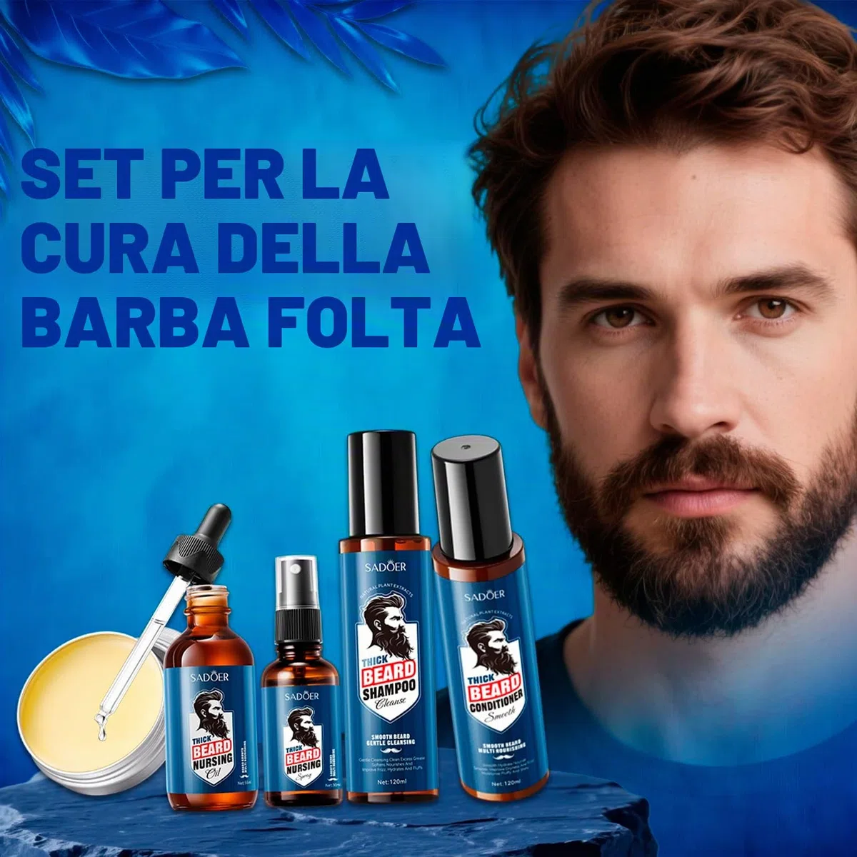 Calendario dell'Avvento 2025 per Uomo, 24pcs Premium per la cura della Barba, Calendario Natalizio per la cura Della Barba, Corpo, Viso, Barba e Capelli, Regali di Natale per Uomo Papà Nonno Marito