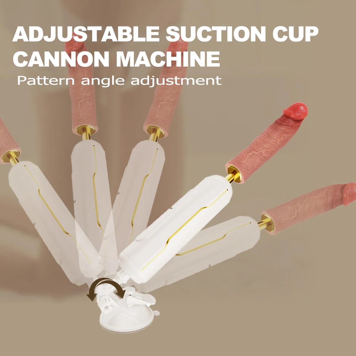 Macchina di piacere con dildo realistico – Vibratore penetrante automatico, 6 modalità di vibrazione e avanti e indietro, dildo a ventosa grande formato per stimolazione G-Spot/Clitoridea/Anale