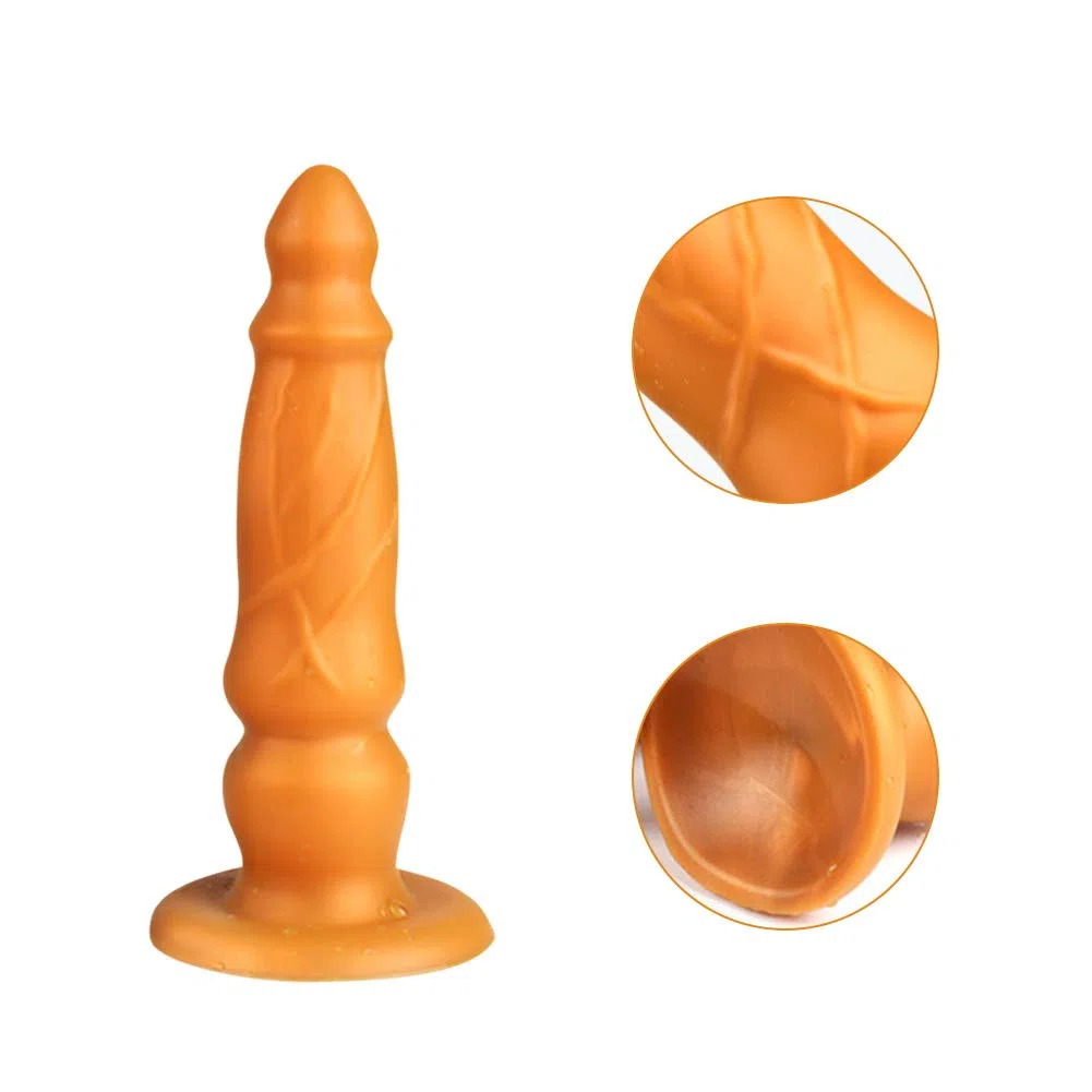 SXOVO Dildo Anale in Silicone Plug Analesex per Stimolazione del punto G e Massaggio Prostatico Dildo Grande con Potente Ventosa Sex Toy per Uomo Donna(S)